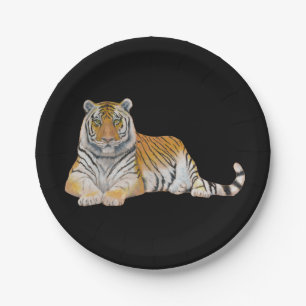 Tiger Paper Plate