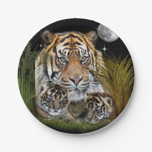 Tiger Paper Plate