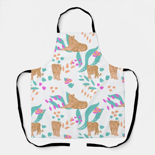 Tiger Parade  Apron (Front)