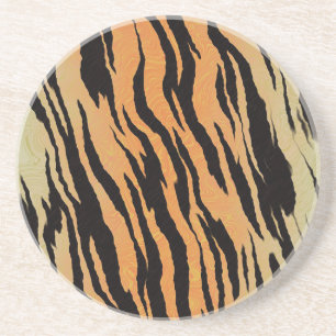 Tiger Pattern Coaster