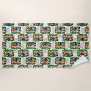 Tiger Pattern Design Beach Towel