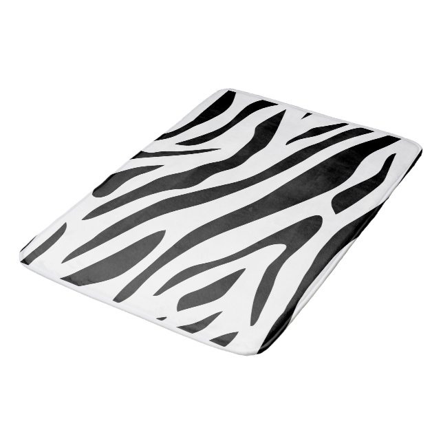 Tiger Pattern in Vector Bath Mat (Angled)
