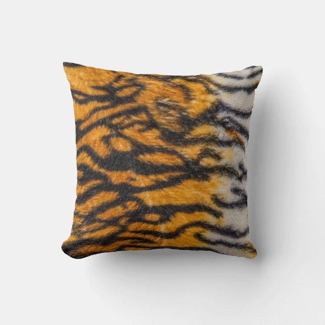 Tiger patterned backgroundabstract, animal, asia,  cushion (Front)