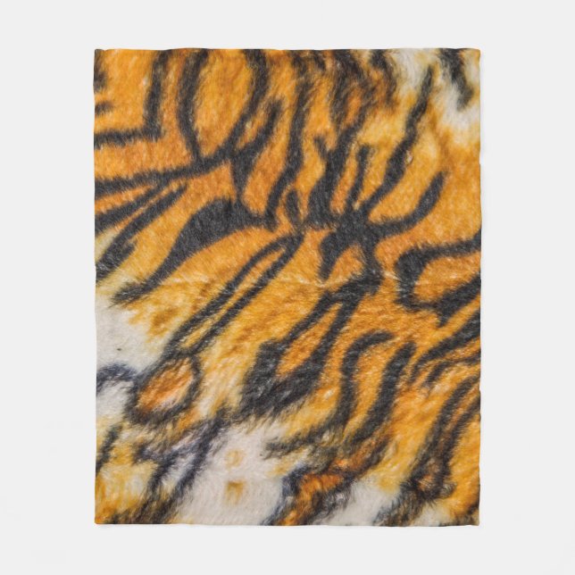 Tiger patterned backgroundpattern, tiger, abstract fleece blanket (Front)