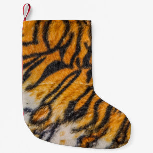Tiger patterned backgroundpattern, tiger, abstract small christmas stocking