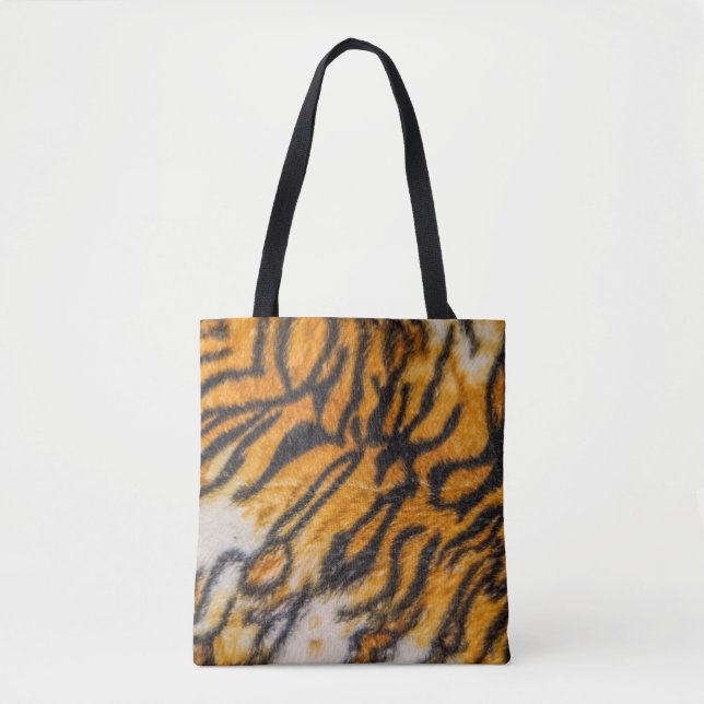 Tiger patterned backgroundpattern, tiger, abstract tote bag (Front)