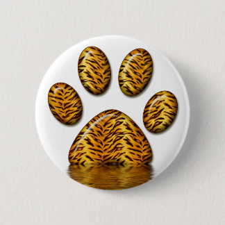 Tiger Paw #2 6 Cm Round Badge