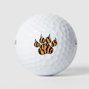 Tiger Paw Print Golf Balls