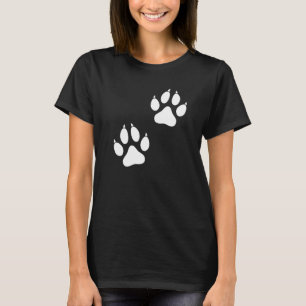 Tiger Paw Print Tiger Claw Mammalogist Wildlife Bi T-Shirt