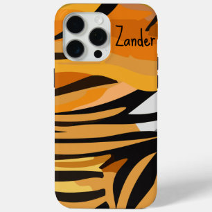"Tiger Pelt" Customisable iPhone 15 Pro Max Case