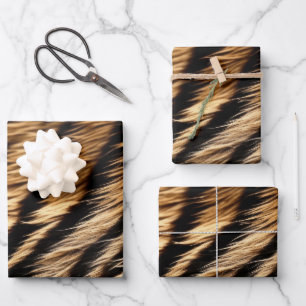 "Tiger Pelt" Wrapping Paper Sheet
