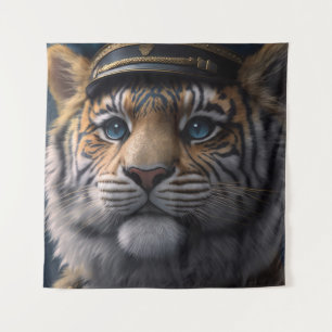 Tiger Pilot Captain Tapestry