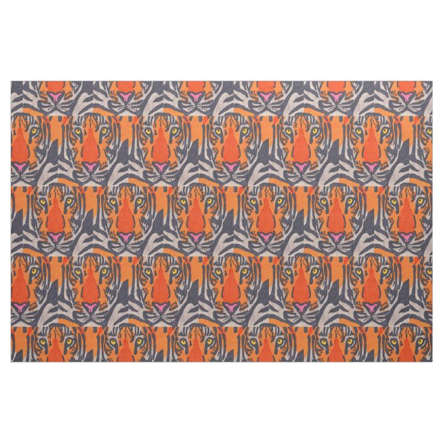 Tiger - Pima Cotton Fabric (Fat Quarter)