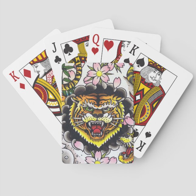 Tiger Playing Cards (Back)