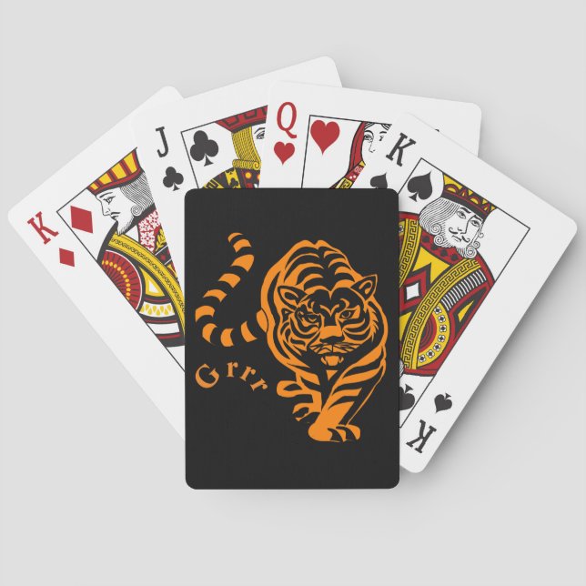 Tiger Playing Cards (Back)
