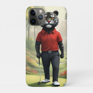 Tiger Playing Golf In The Woods, Case-Mate iPhone Case