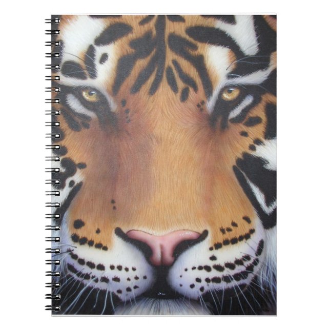 Tiger Portrait Notebook (Front)