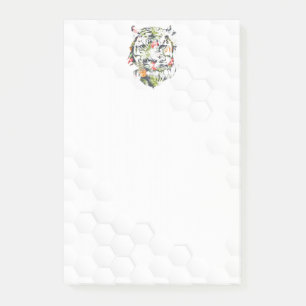 TIGER Post-It Notes - Tropical Pattern