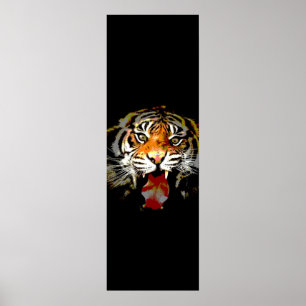 Tiger Poster Print - Pop Art Style Door Posters