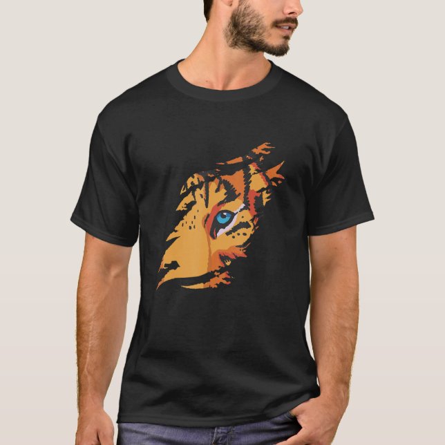 Tiger Predator Design T-Shirt (Front)