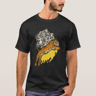 Tiger Predator Wild Animal Wildlife Wilderness Big T-Shirt