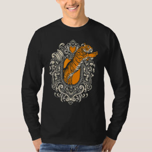 Tiger Predator Wildlife Wilderness Safari Zoo Afri T-Shirt