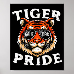 Tiger Pride Men Kids Boys Women Girls Youth Teen  Poster