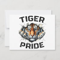 Tiger Pride Retro Tiger School Sports Team 