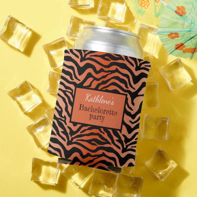 Tiger print can cooler (In Situ Summer)