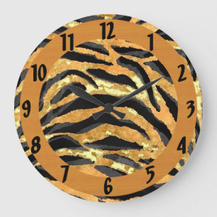 TIGER PRINT Clock