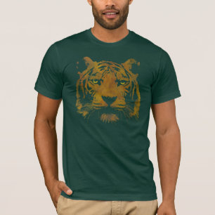 Tiger Print (Dark Shirt) Men's Basic T-Shirt