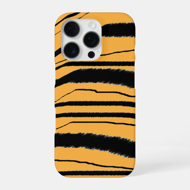 Tiger Print  iPhone Case (Back)