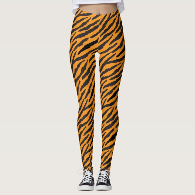 Tiger Print Leggings (Front)