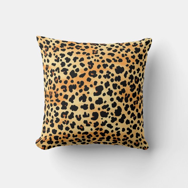 Tiger Print Pillow (Front)