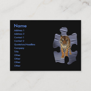 Tiger Profile Card