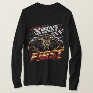 Tiger Race Car Motorsport Shirt, Aggressive Roarin T-Shirt