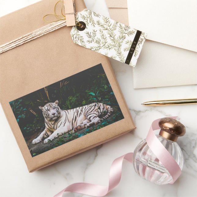 Tiger Rectangular Sticker (Gifting)