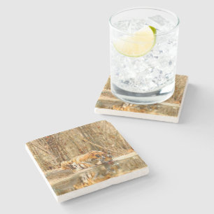 Tiger Reflection Stone Coaster