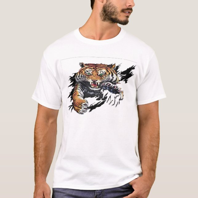 tiger rip T-Shirt (Front)