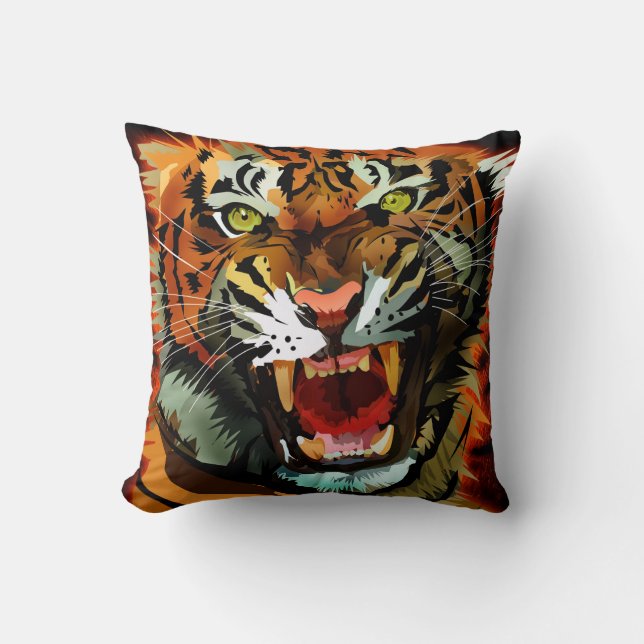 Tiger Roar  Cushion (Front)