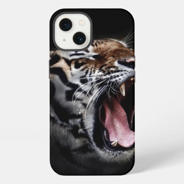 Tiger roar iPhone case (Back)