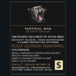 Tiger Roar, Security Personnel Advertising Flyer<br><div class="desc">Tiger Roar,  Security Personnel Advertising Flyers By The Business Card Store.</div>