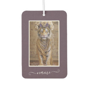 Tiger’s Floral Majesty Car Air Freshener