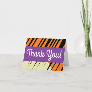Tiger Safari Cute Kids Birthday Thank You Card