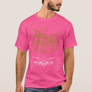 Tiger Sak Yant Thai Tattoo Muay Boxing Fighter Kic T-Shirt