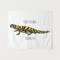 Tiger salamander cartoon illustration