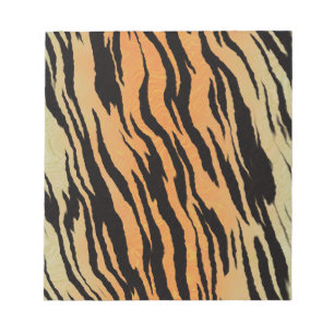 Tiger seamless pattern texture background notepad