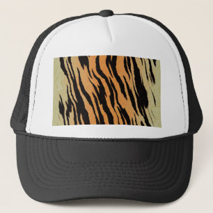 Tiger seamless pattern texture background trucker hat
