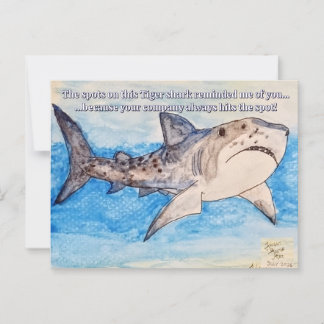 Tiger Shark Postcard