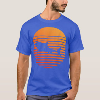 Tiger Shark Shadow silhouette in front of a Sun  T-Shirt